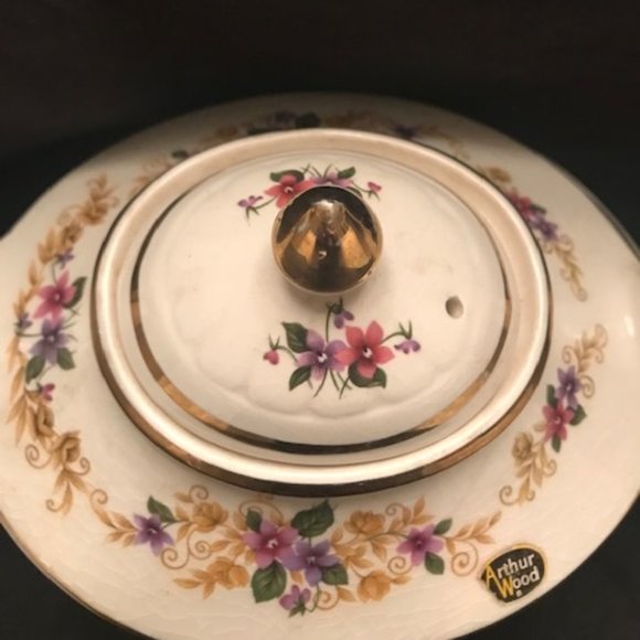 VINTAGE ARTHUR WOOD MAGIC LAMP STYLE TEAPOT - Picture 6 of 12